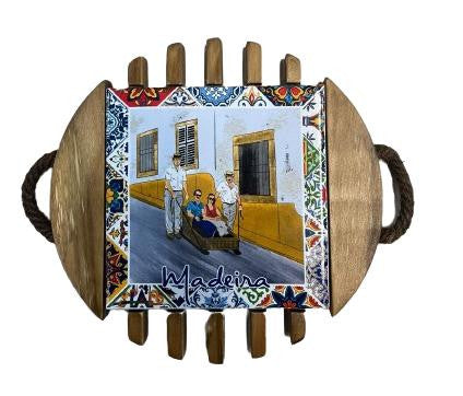 Base Cordas 15cm - Madeira - BASE CORDAS 12