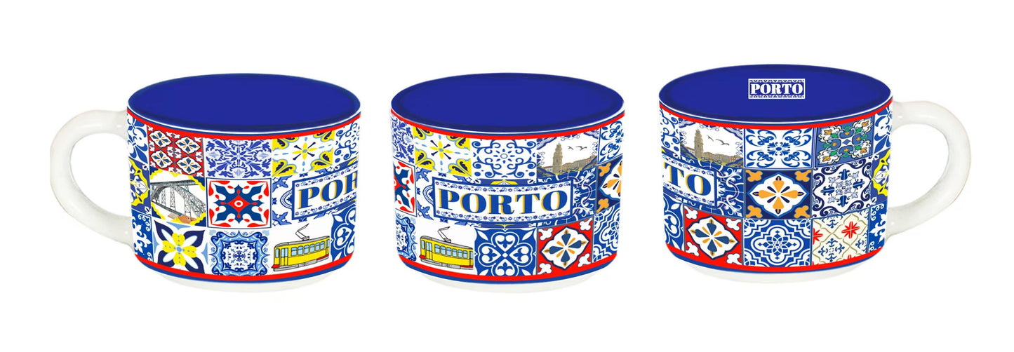 Caneca em Porcelana 6cm - Porto - HR-013-4
