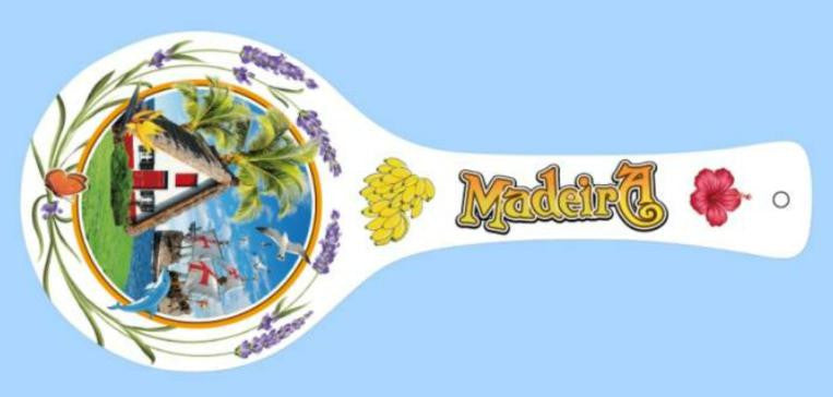 Colher de Cerâmica 25cm - Madeira - 24010-8