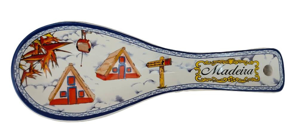 Colher de Cerâmica 26cm - Madeira - 37040-9