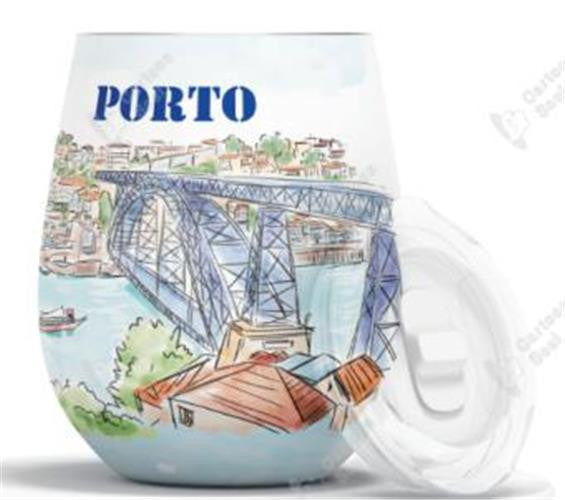 Copo em Inox 11*8cm - Porto - GY3101-16