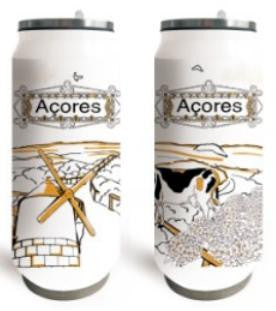 Garrafa em Inox 500ml - Açores - 37048-10