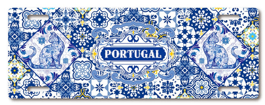 Chapa de Matricula 33cm - GY3001-125 - Portugal