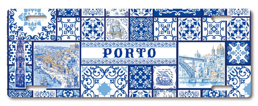 Chapa de Matricula 33cm - GY3001-128 - Porto