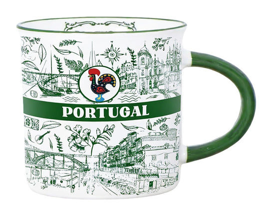 Caneca em Porcelana - 6.5cm - Portugal HR-005-11