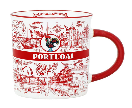Caneca em Porcelana - 6.5cm - Portugal HR-005-9