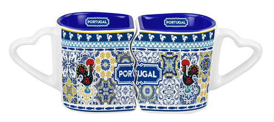 Canecas Dupla Ceramica - 26*9cm - Portugal HR-012-6