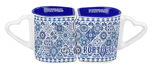 Canecas Dupla Ceramica - 26*9cm - Portugal HR-012-7