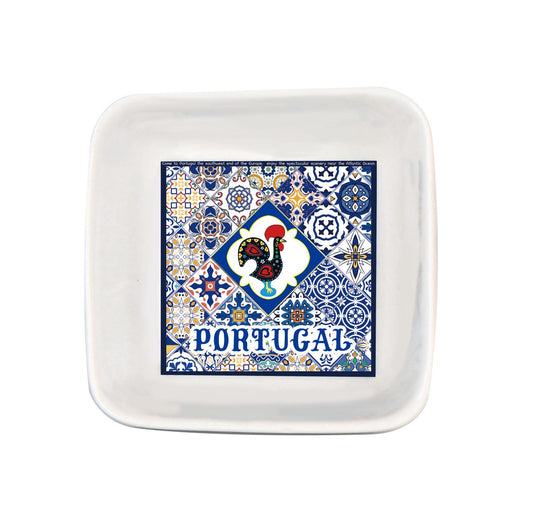 Prato em Porcelana - 7cm - Portugal HR-016-2