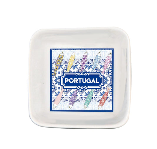 Prato em Porcelana - 7cm - Portugal HR-016-5
