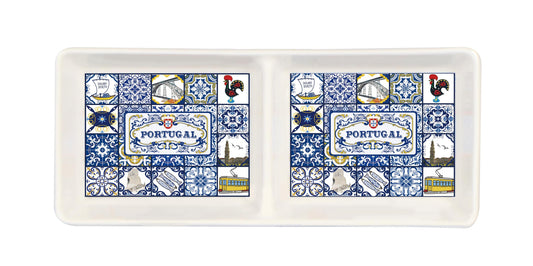 Prato em Porcelana - 15cm - Portugal HR-017-1