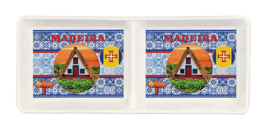 Prato em Porcelana - 15cm - Madeira HR-017-3
