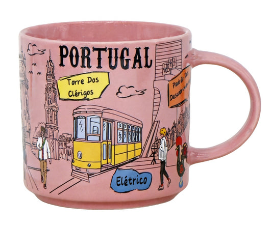 Caneca em Cerâmica - 9cm - Portugal HR-022-4