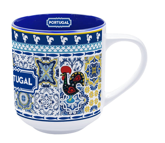 Caneca em Porcelana - 9.5cm - Portugal HR-031-1
