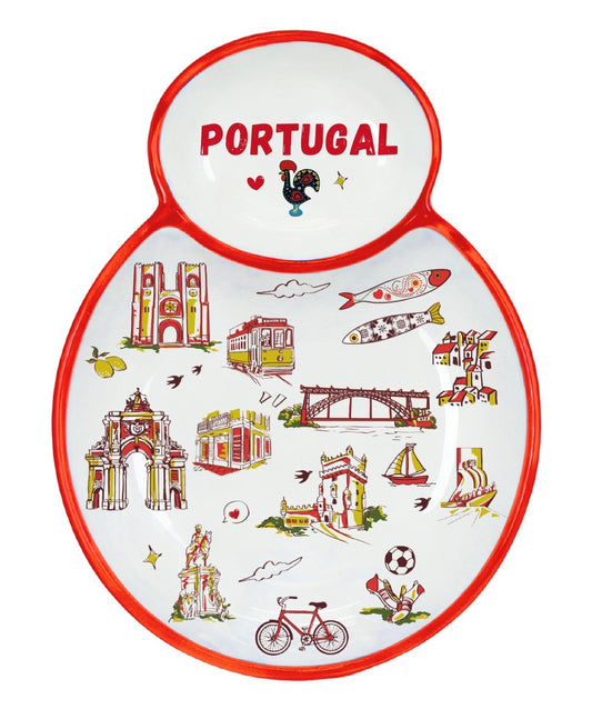 Prato de Azeitonas Porcelana - 15cm - Portugal HR-032-3