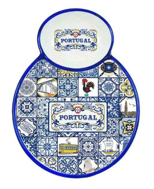 Prato de Azeitonas Porcelana - 15cm - Portugal HR-032-6