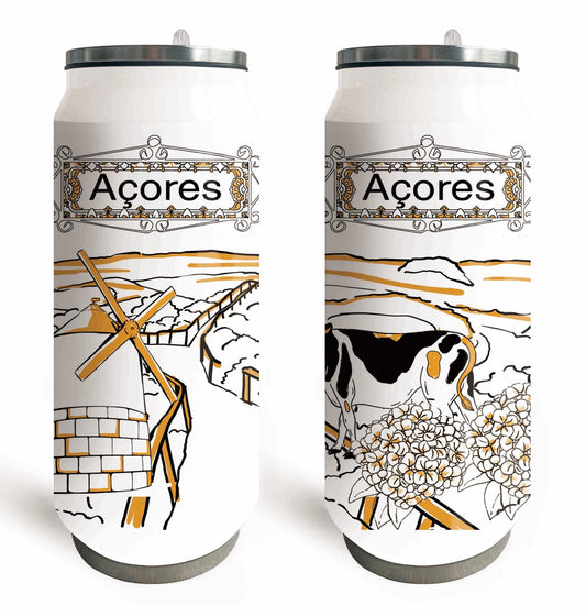 Garrafa em Inox Térmica - 500ml - Açores KJ-37048-10