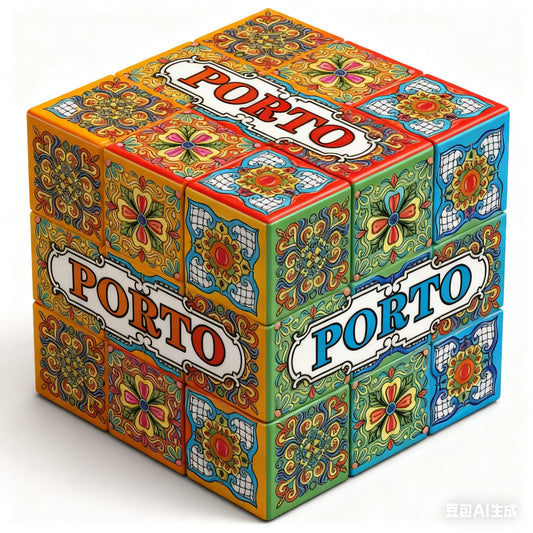 Cubo Mágico Porto - 3D - Porto KJ-37079-4