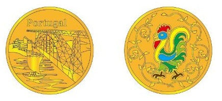 Moeda  - 3,5cm - Portugal KJ-37118-4