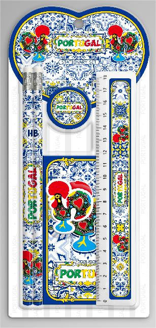 Artigo Papelaria6 em 1 - Portugal - GY1007-3