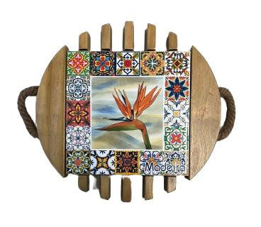 Base Cordas 15cm - Madeira - BASE CORDAS 13