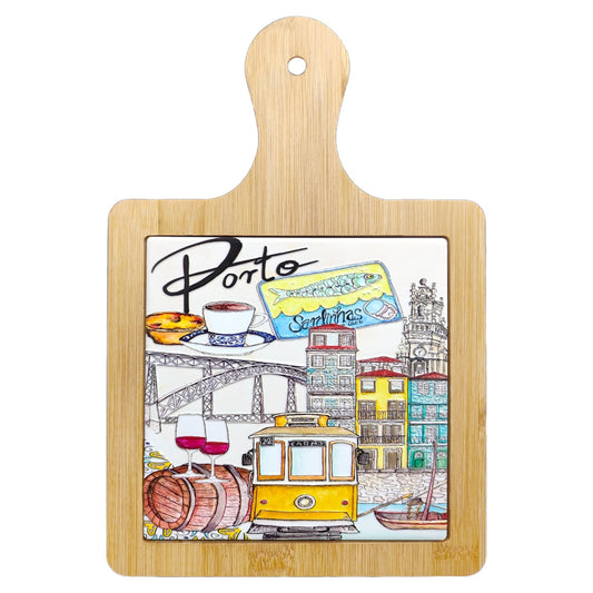 Base de Bambu - Porto 28*18cm - YX201-37