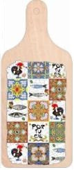 Base em Madeira 24*18cm - Portugal - 37039-3