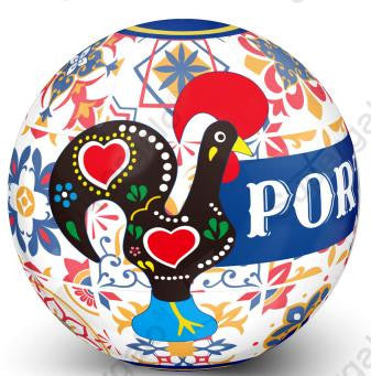 Bola de Plástico 7cm - Portugal - GY9005-44