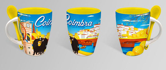 Caneca Ceramica 7cm - Coimbra - GY2002-19