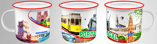 Caneca Cermica 8cm - Portugal - GY2007-4