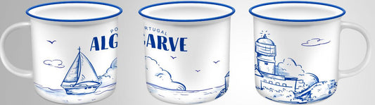 Caneca de Cerâmica 10cm - Algarve - GY2006-15
