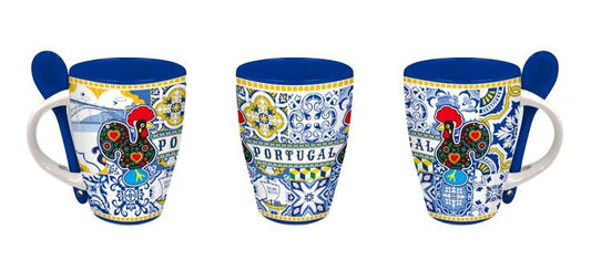 Caneca de Cerâmica 11cm - Portugal - GY2001-1
