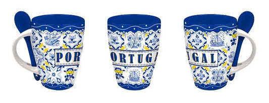 Caneca de Cerâmica 11cm - Portugal - GY2001-3