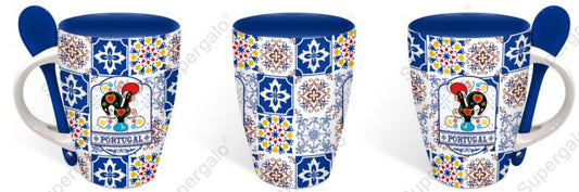 Caneca de Cerâmica 11cm - Portugal - GY2001-51