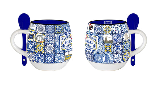 Caneca de Cerâmica 11cm - Portugal - HR-014-1