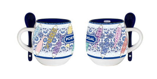 Caneca de Cerâmica 11cm - Portugal - HR-014-5