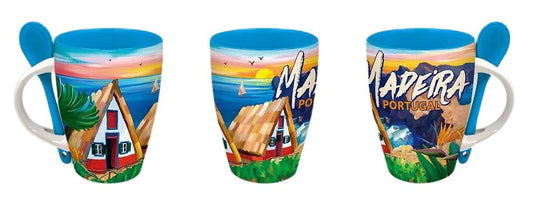 Caneca de Cerâmica 7cm - Madeira - GY2002-23