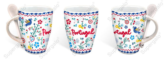 Caneca de Cerâmica 7cm - Portugal - GY2002-40