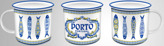 Caneca de Cerâmica 8cm - Porto - GY2007-5