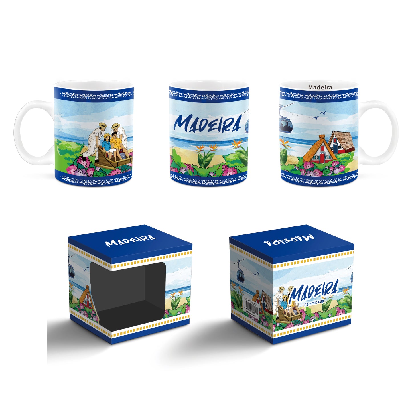 Caneca de Cerâmica  - Madeira - GY2017-25