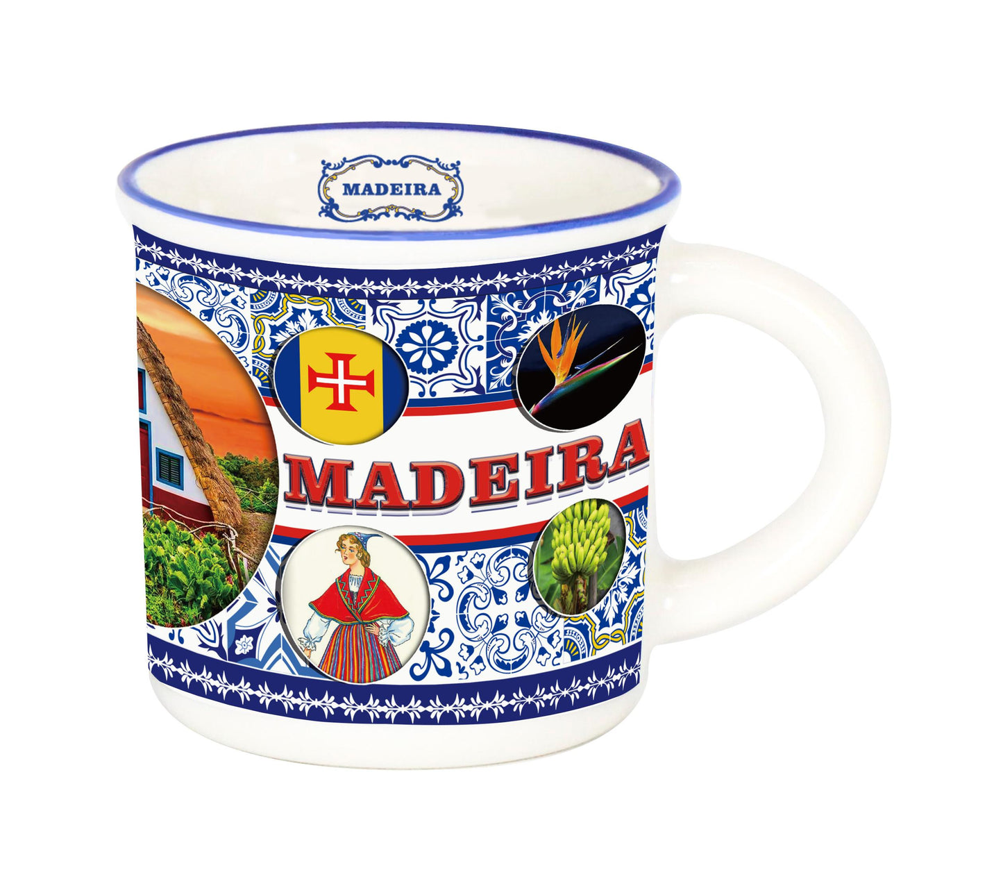 Caneca de Porcelana 6.5cm - Madeira - HR-005-3