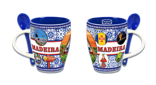Caneca de Porcelana 7cm - Madeira - HR-003-3
