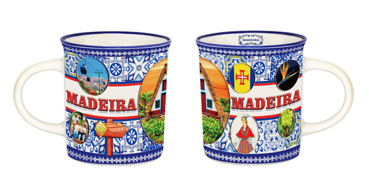 Caneca de Porcelana 9.5cm - Madeira - HR-004-3