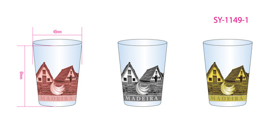 Caneca de Vidro 6cm - Fátima - SY-1149-1