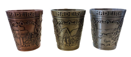 Copo Metal  6cm - Madeira - SY-1010-2