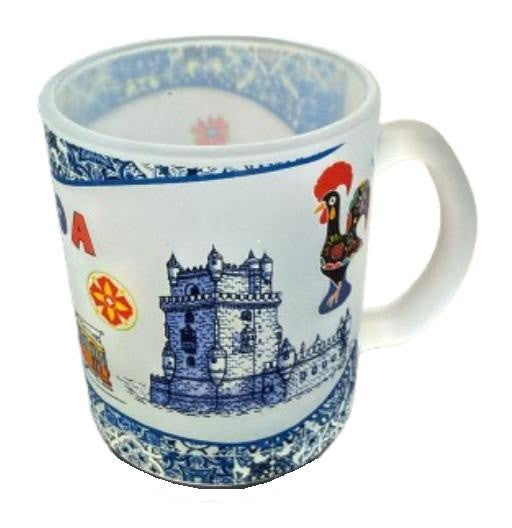 Caneca de Vidro 9cm - Lisboa - 16112-4