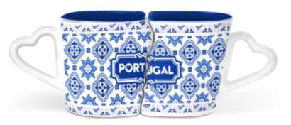 Caneca Duplo Cerâmica 26*9cm - Portugal - GY2008-10