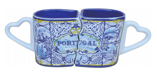 Caneca Duplo Cerâmica 26*9cm - Portugal - GY2008-15