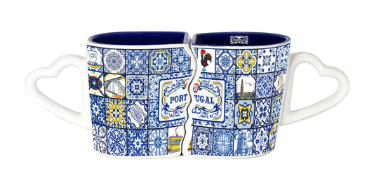 Caneca Duplo Cerâmica 26*9cm - Portugal - HR-012-1