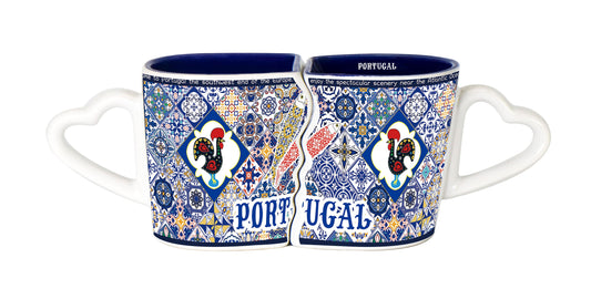 Caneca Duplo Cerâmica 26*9cm - Portugal - HR-012-2